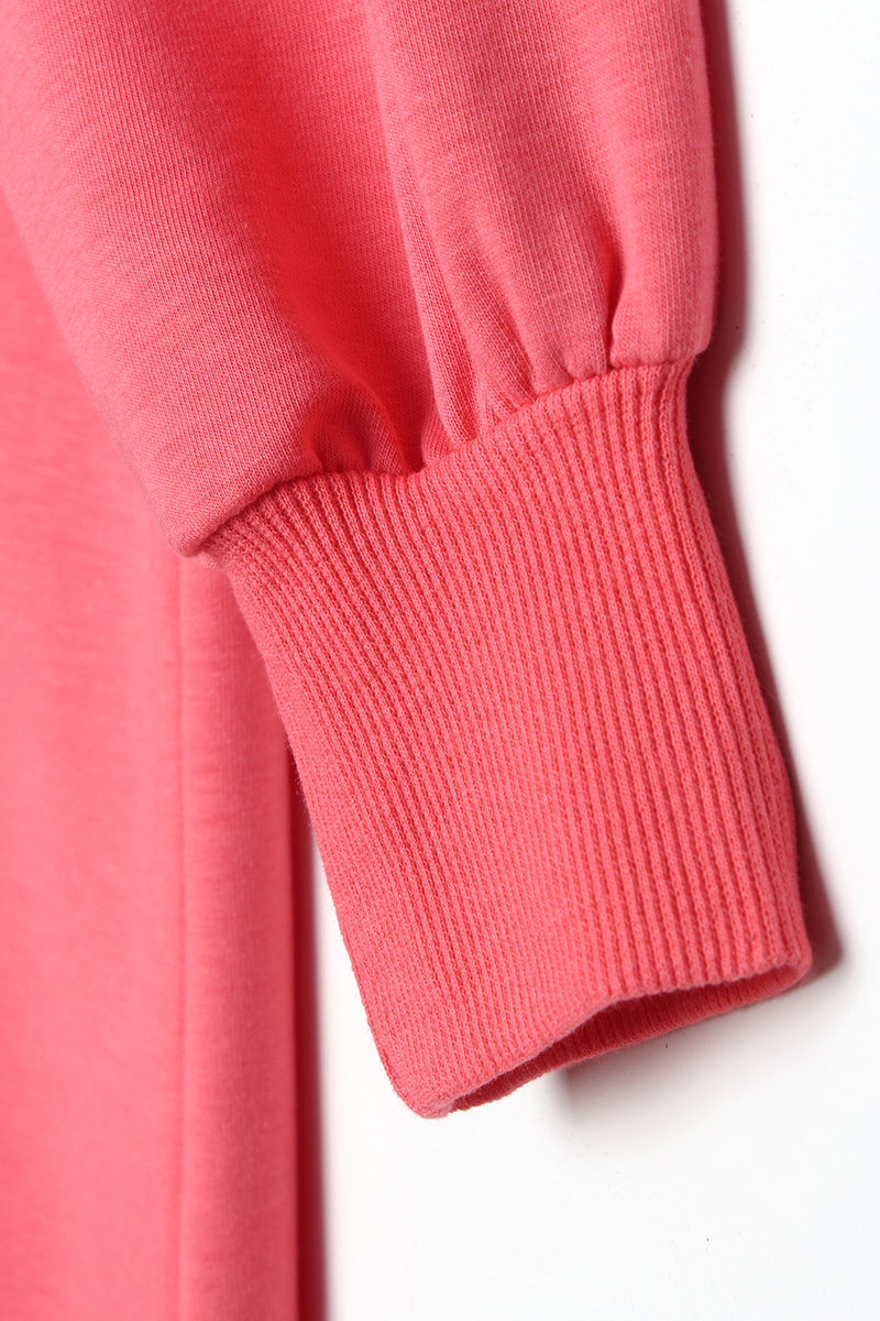 Colourful Embroidered Raglan Sleeve Sweat Tunic
