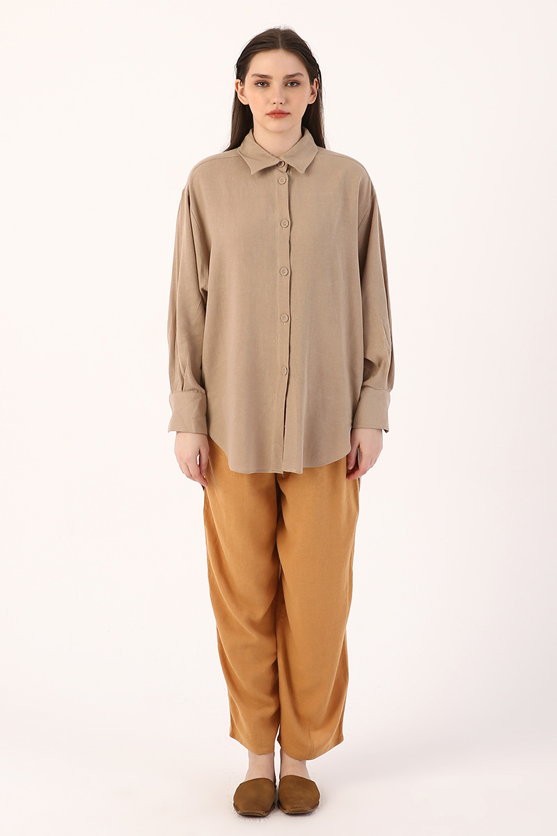 Comfy Linen Shirt Tunic