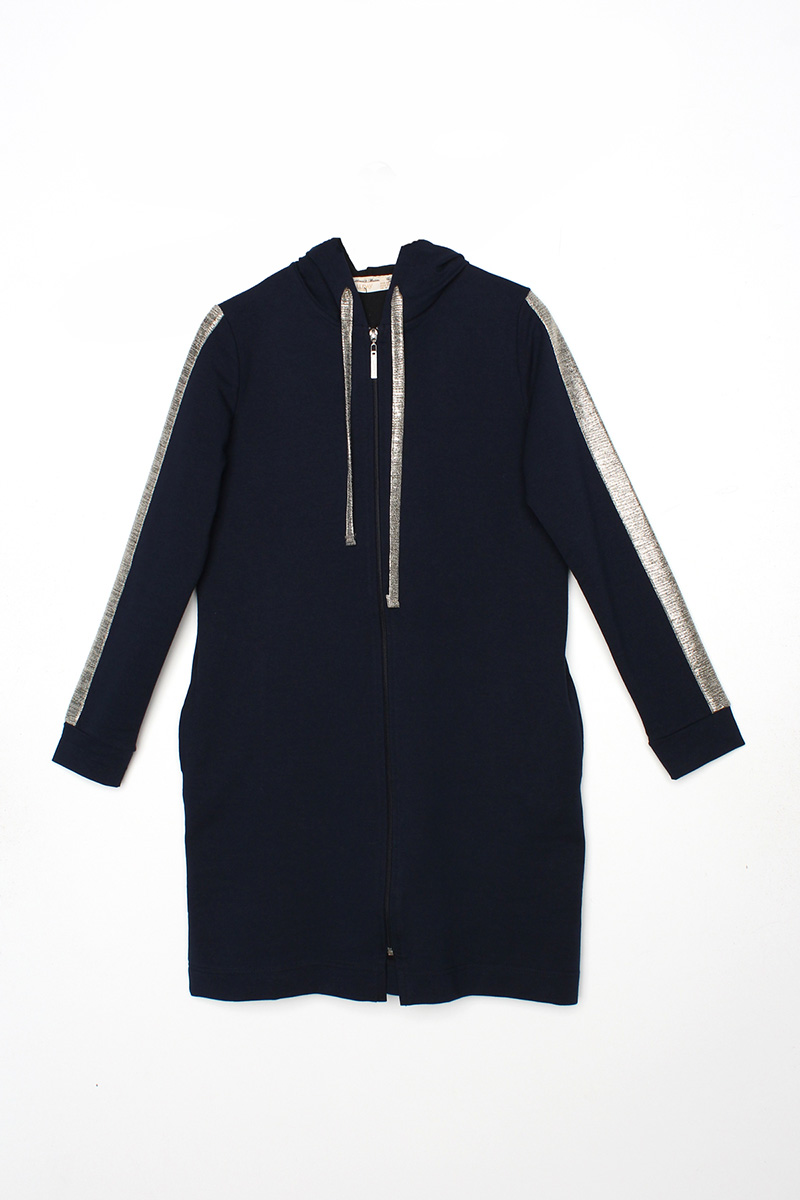 Striped Hooded Track Suıt 