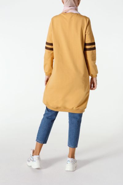 Printed Sweatshirt Tunic