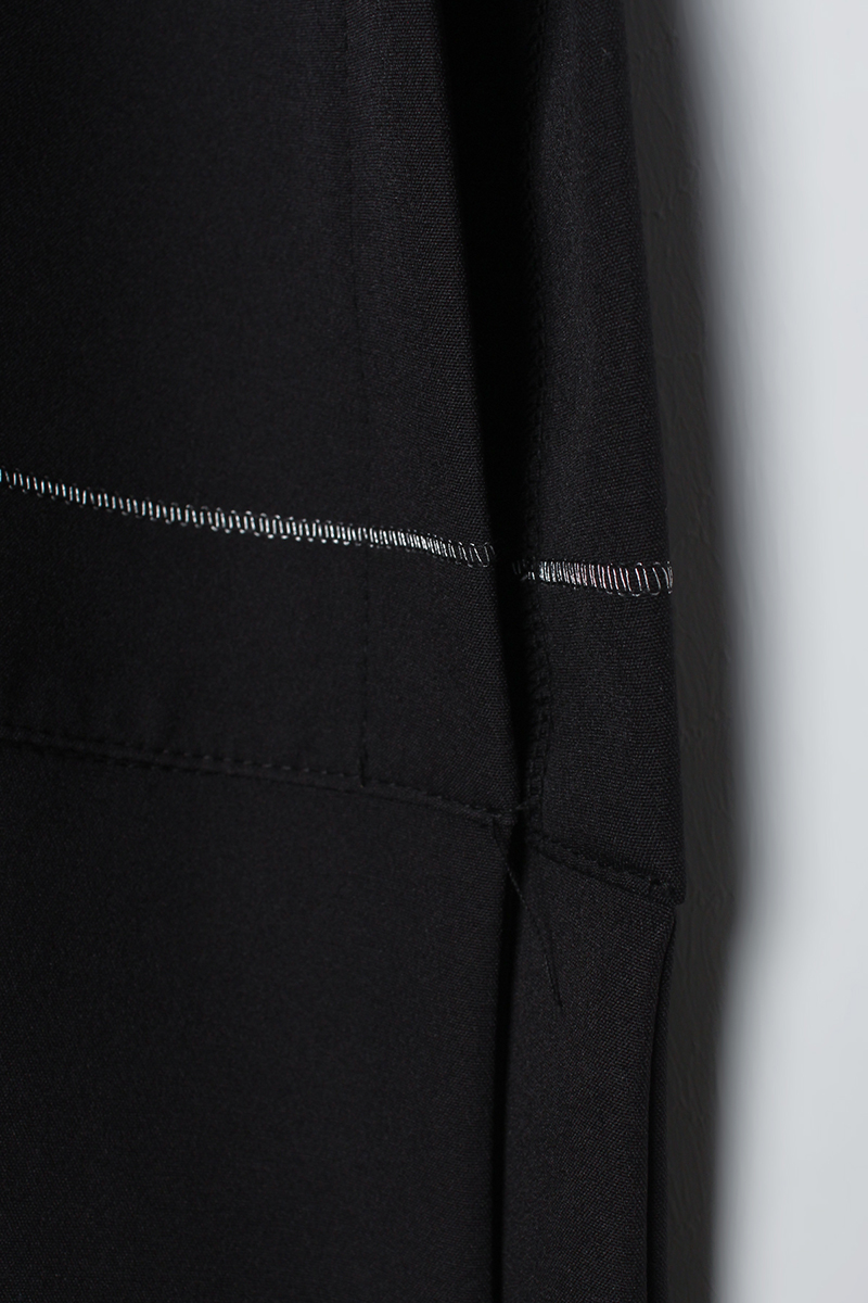 Glitter Stitched Half-Pleat Casual Suit