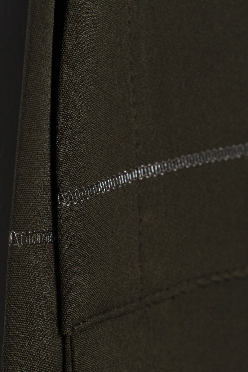 Glitter Stitched Half-Pleat Casual Suit