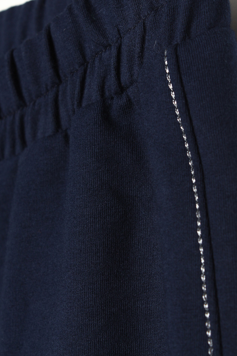 Silvery Stripe Details Tracksuit