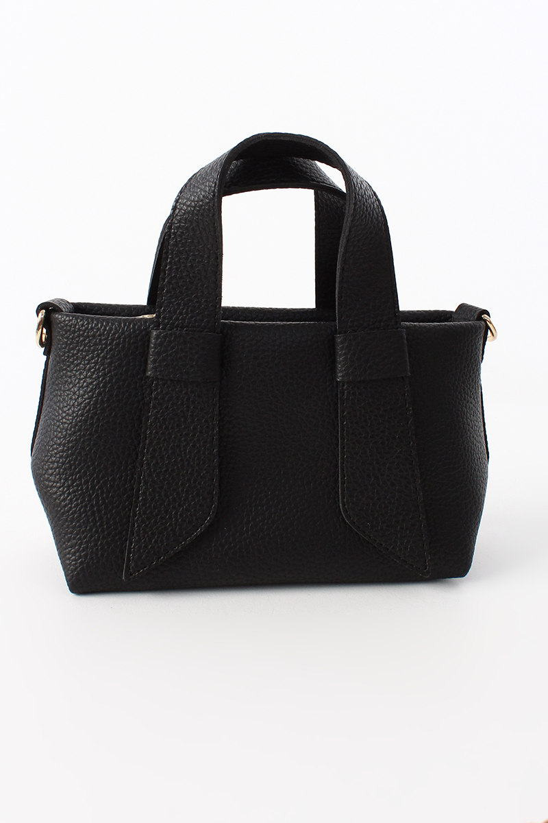 Faux Leather Crossbody Mini Handbag