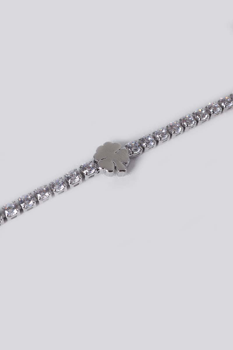 Steel Bracelet With Stone