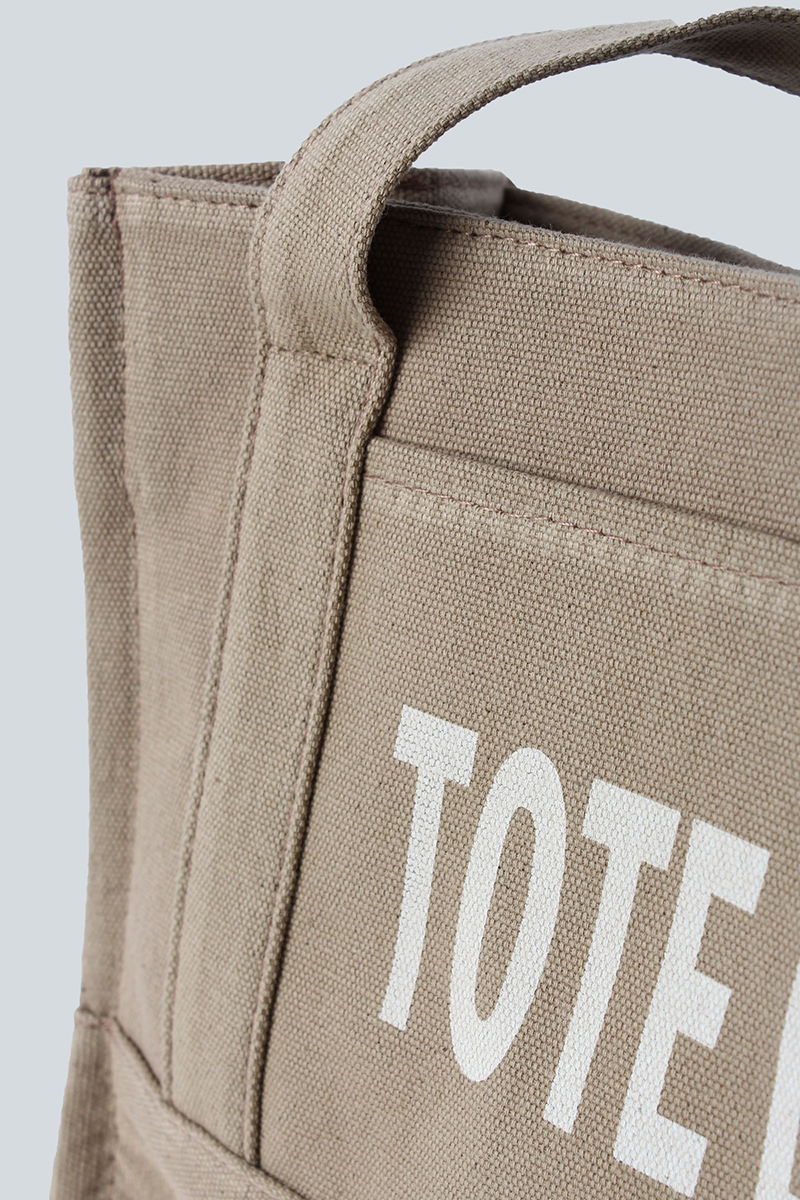 Tote Bag Baskılı Çapraz Askılı Orta Boy Kanvas Çanta