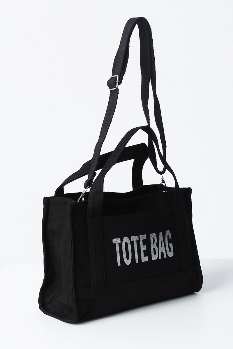Tote Bag Printed Crossbody Canvas Medium Size Bag