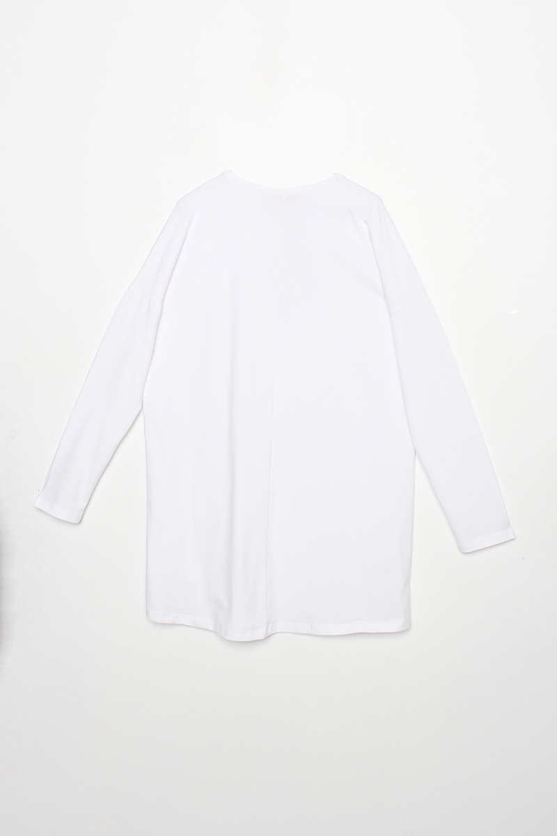 Comfy Transition Printed Long Sleeve T-Shirt Tunic
