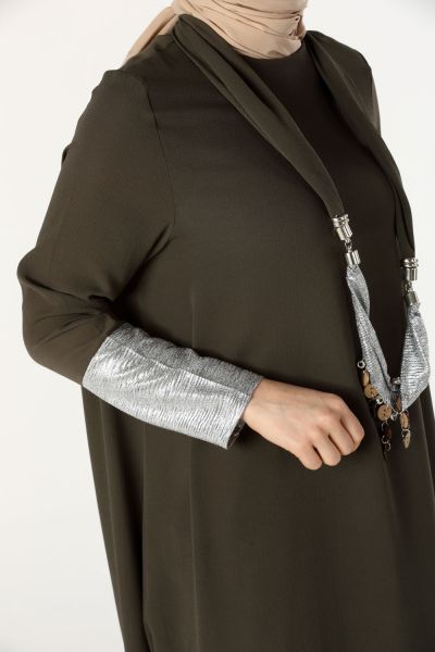 Cuff Detailed Tunic With Necklace