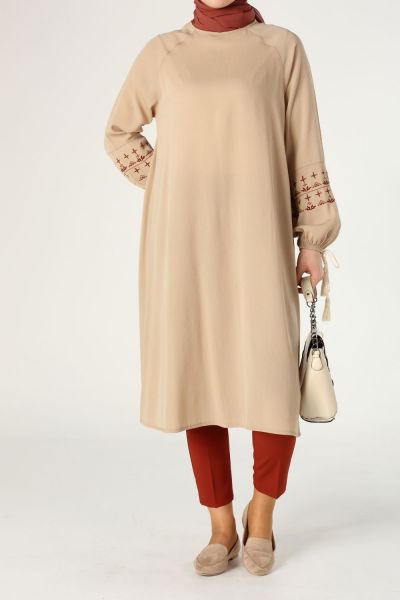Viscose Embroidered Loose Tunic