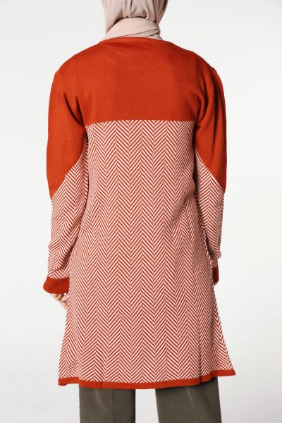 PATTERNED TRICOT TUNIC