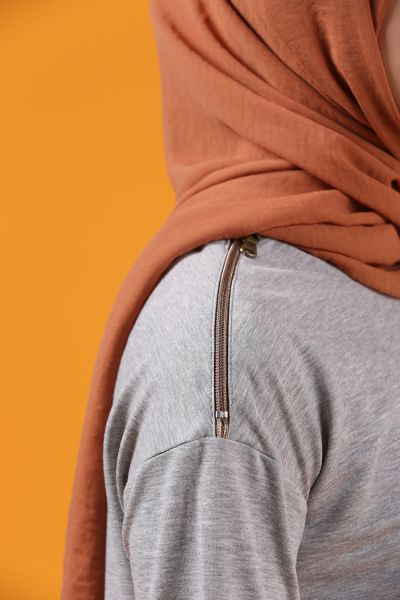 Zippered Detail Tunic