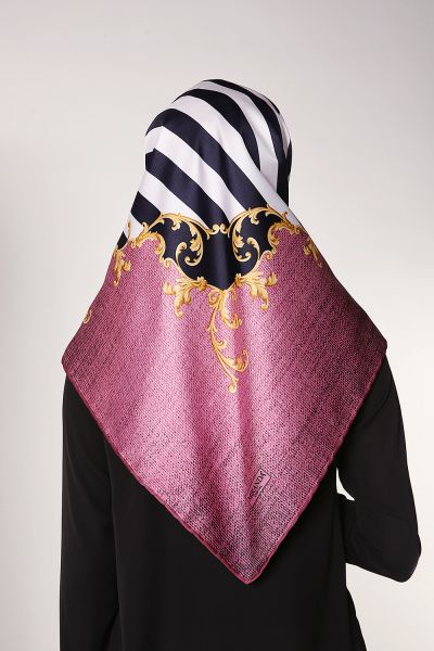 Patterned Twill Scarf