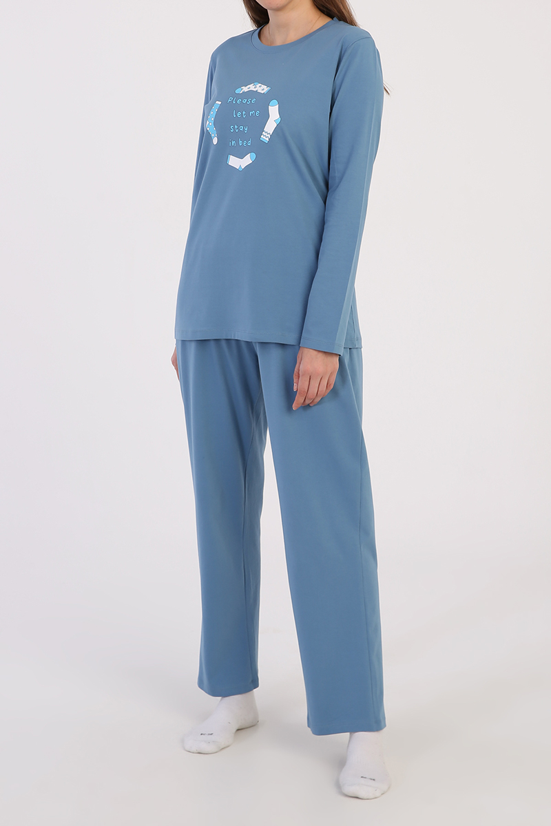 Long Sleeve Printed Pajamas