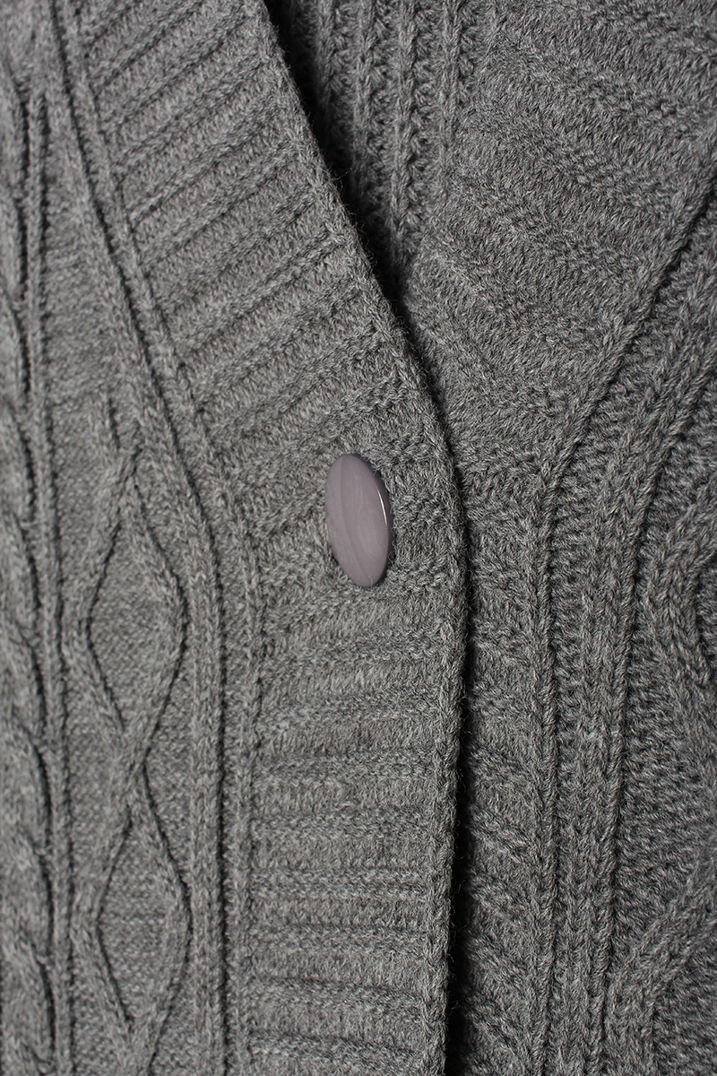 V Neck Buttoned Knitwear Cardigan