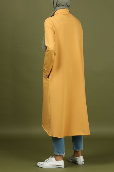 Crew Neck With Cord Long Comfy Tunic