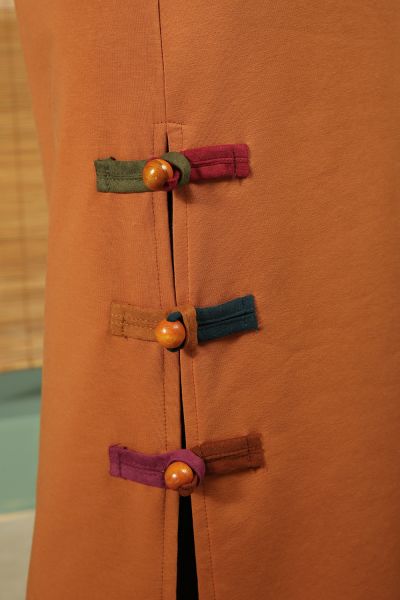 Side Obligations Colored Barbed Pen Long Tunic