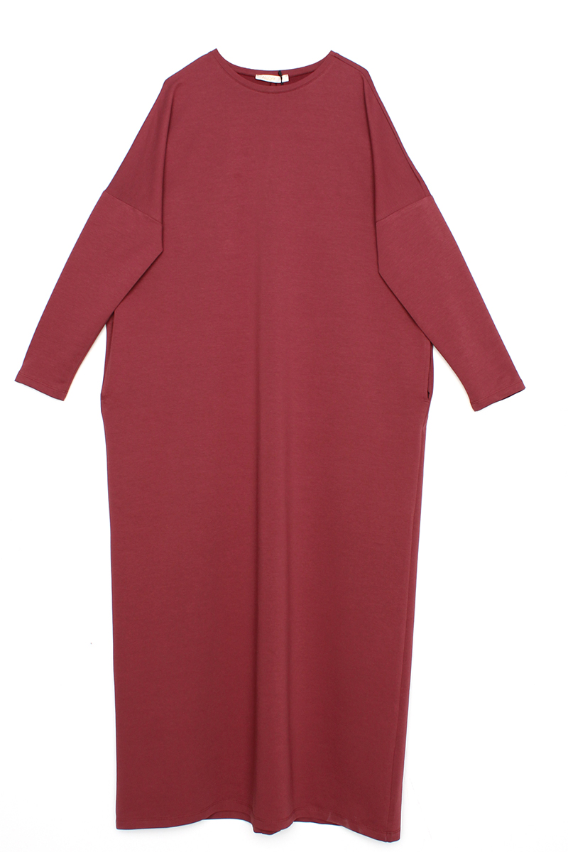 Batwing Sleeve Cotton Comfy Dress