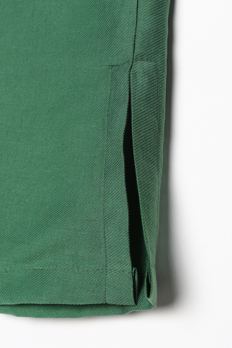 Bat Sleeve Hidden Pops Pocket Detailed Shirt Pants Set
