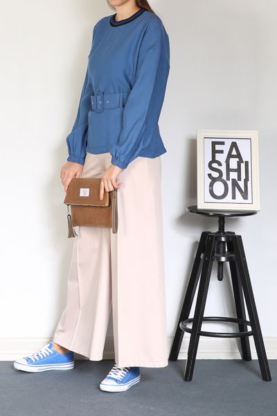 Belted Hijab Pants