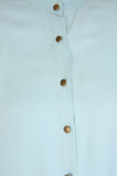Mandarin Collar Button Front Tunic and Pants Set