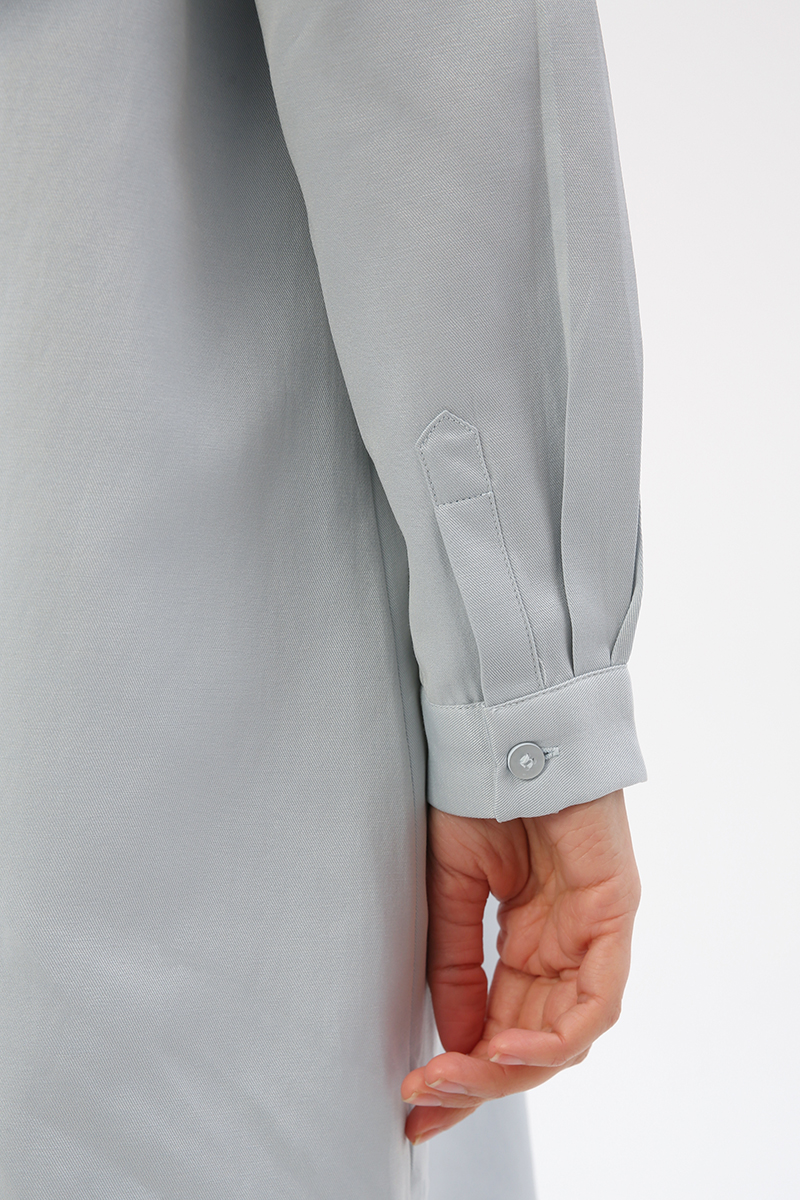 Mandarin Collar Pocket Detailed Tunic