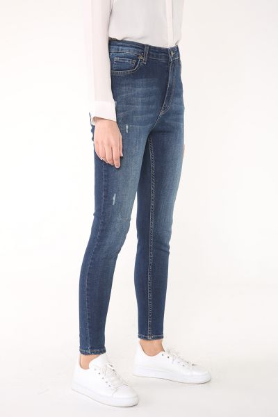 High Waist 5-pocket Jeans