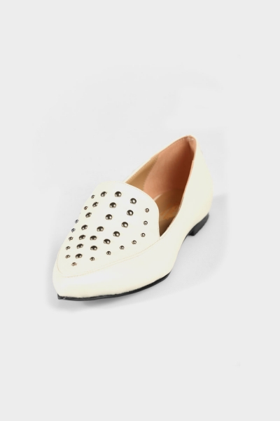 Studded Flat Shoes