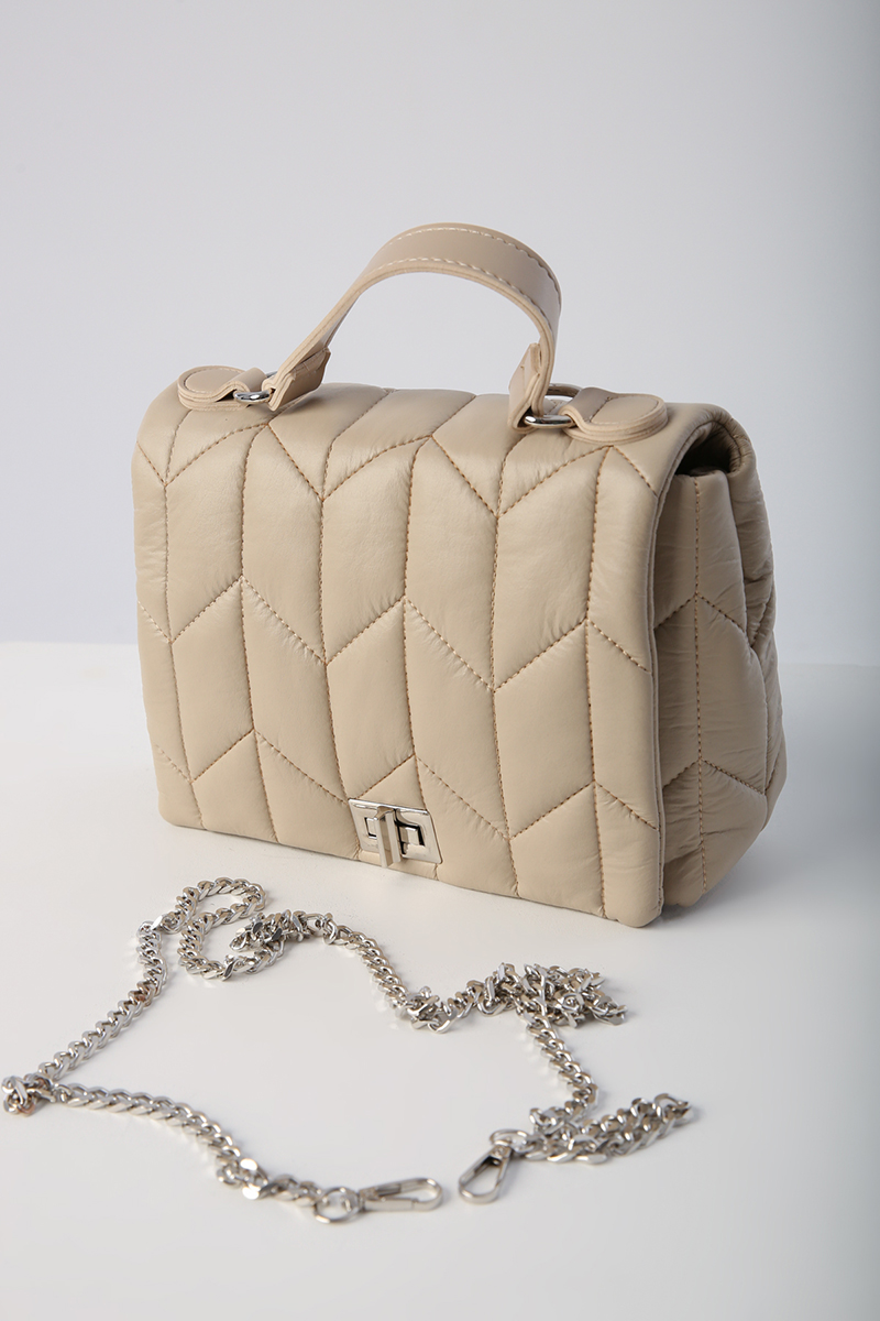 Chain Strap Crossbody Quilted Crossbody Bag