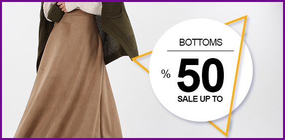 Bottoms up to 50% off