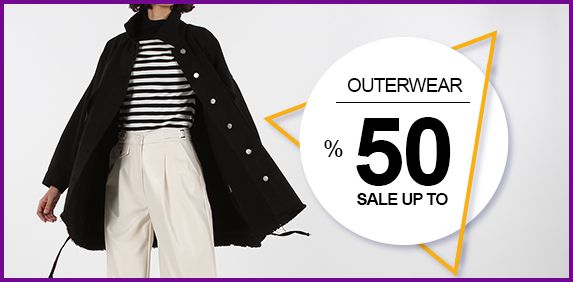 Discounts up to 50% Outerwear